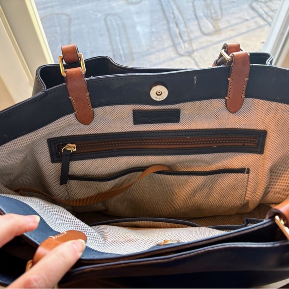 Dooney & Bourke Large City Flynn Tote Bag (navy blue) - Picture 3 of 6